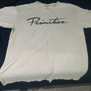 Primitive White Short Sleeve Tee